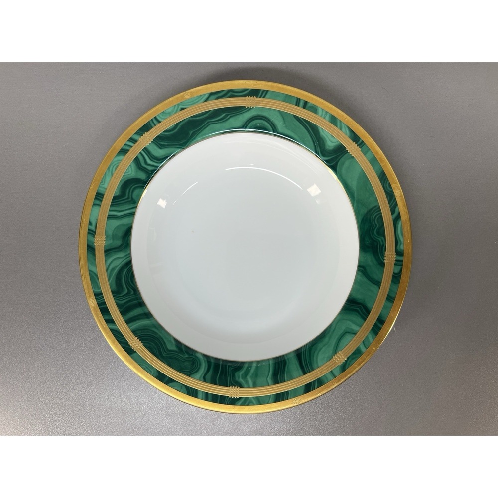 CHRISTIAN DIOR Gaudron Malachite Green Soup Plate